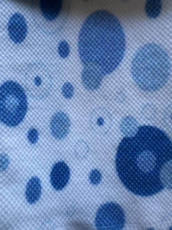 Blue and White Polka Dots Pattern - Image 2